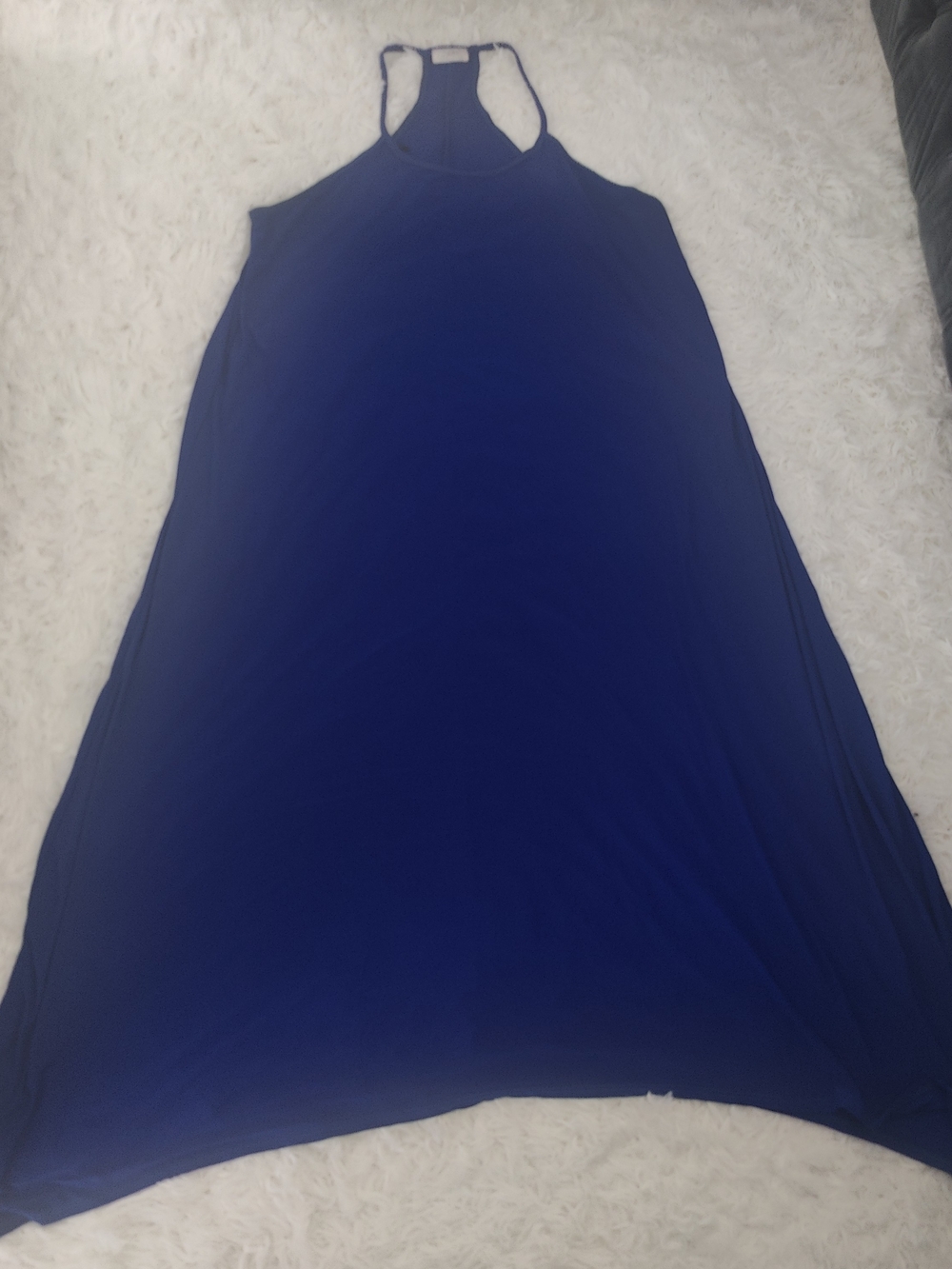 Pinc Royal Blue Racerback Maxi Dress